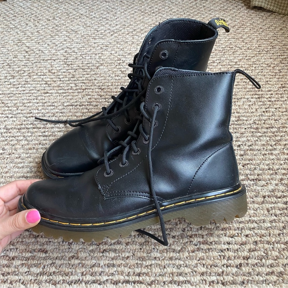 Dr. Marten classic black boots, size 9